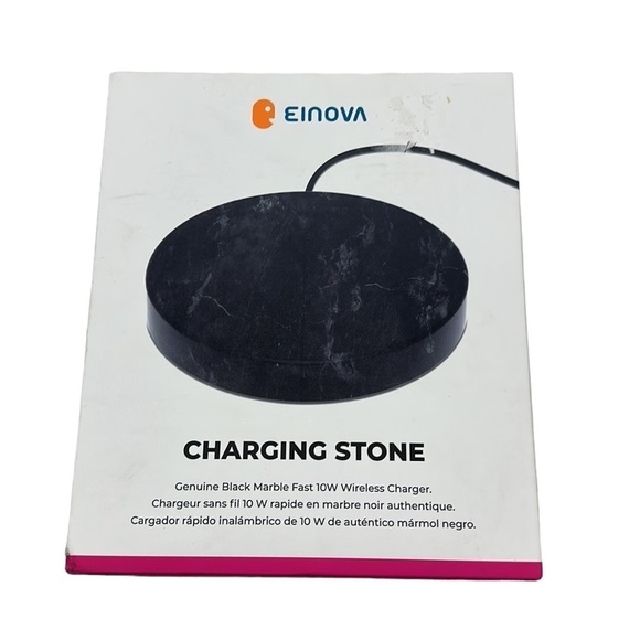 EINOVA Wireless Charging Stone Qi
Certified 10W High Speed white marble charger - Picture 1 of 3